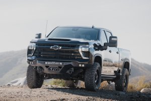 Chevrolet Silverado 2500 Front Bumper - DV8 Offroad - Spec Series - Black - `24-`26